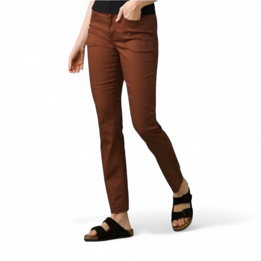 Prana Travel Stretch Kayla Jean Sz 25 Tall Fair Trade Denim Dark Manzanita NWT